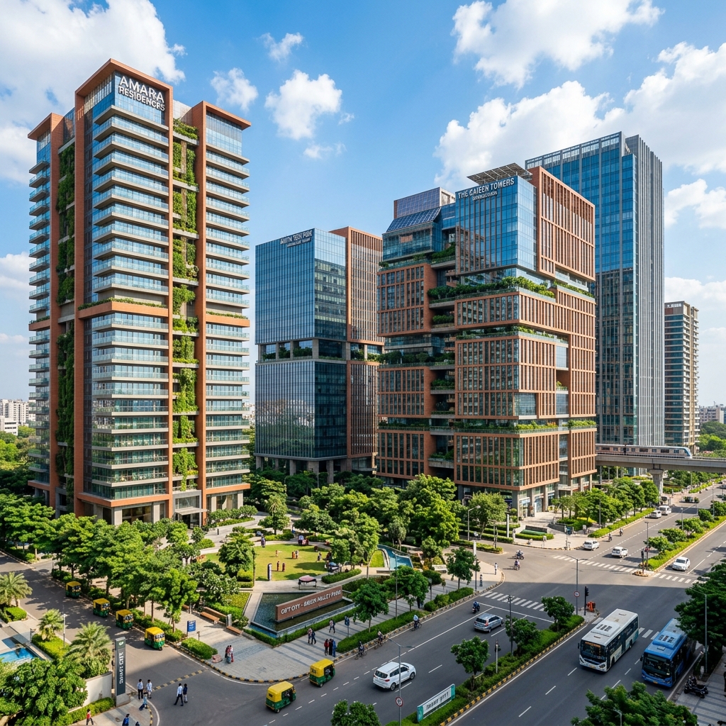 Premium residential luxury housing highrise